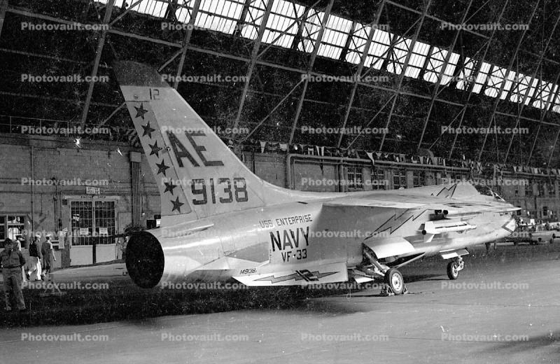 VF-33, Vought F-8 Crusader, 9138, 1950s
