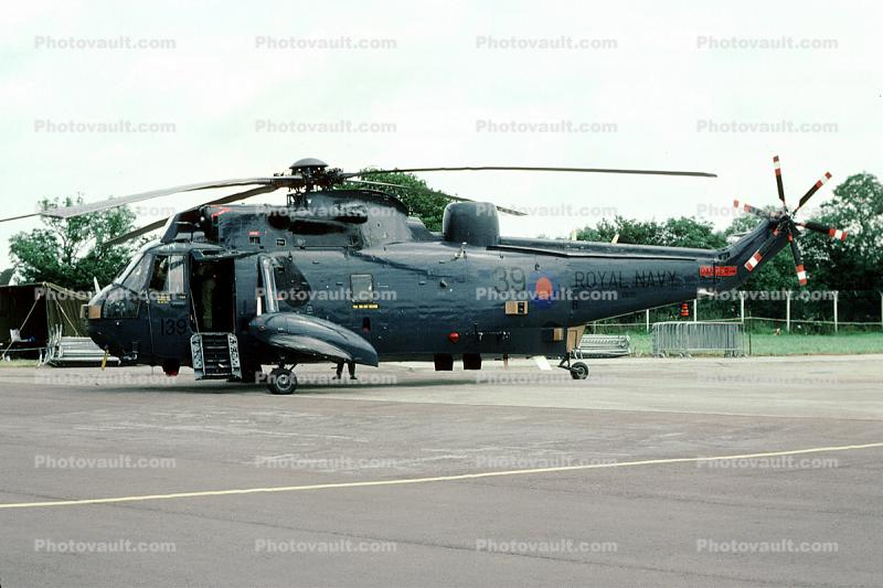 ZA139, Royal Navy, Westland Sea King, 139, July 1987