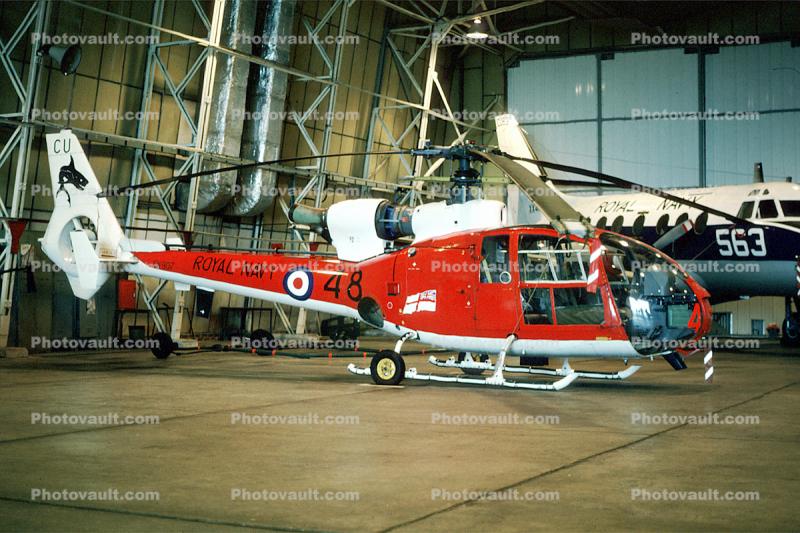 XW907, 48 Royal Navy, Aerospatiale SA341C Gazelle HT.2