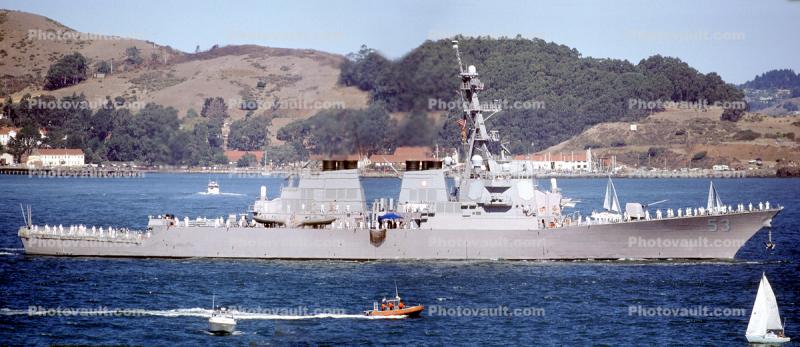 USS John Paul Jones (DDG 53), Arleigh Burke class, Guided Missile Destroyers - DDG, Panorama, USN, United States Navy
