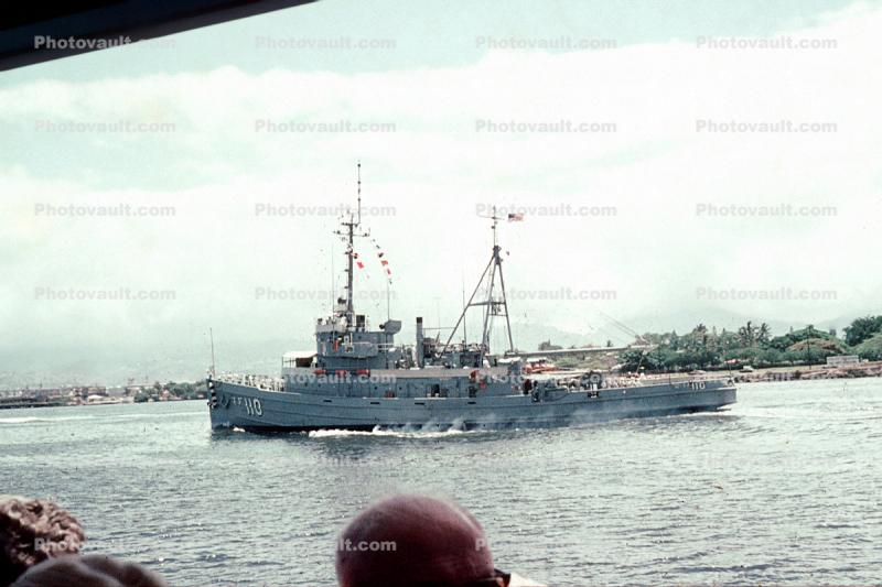 Minesweeper, Hull Number TF110, Pearl Harbor, USN