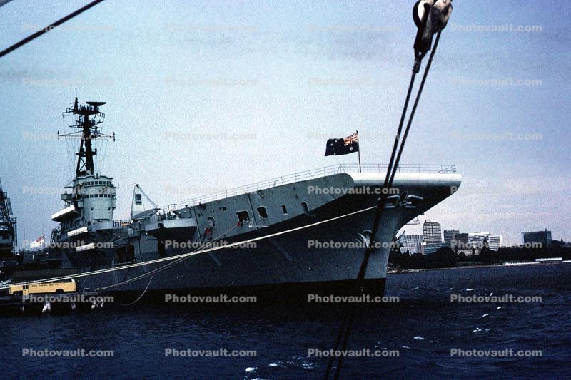 Australian Aircraft Carrier, Sydney Australia, January 1973