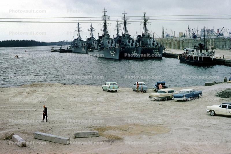DD867, DD841, DD866, DD715, Destroyers, 1950s