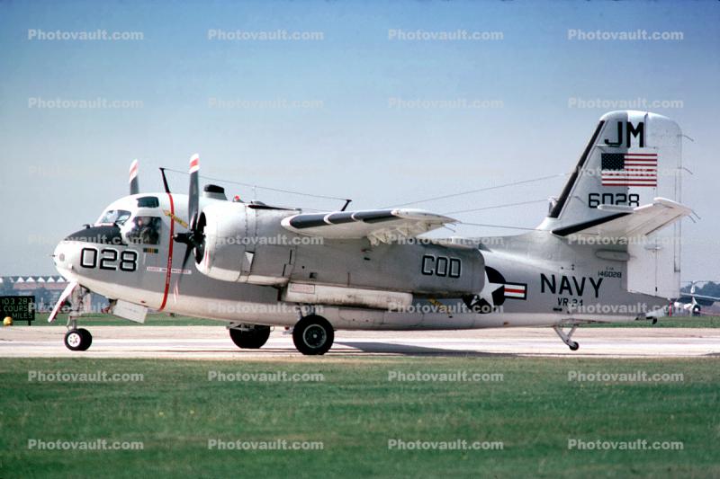 VR-24, 6028, Grumman C1A Trader, U.S. Navy's COD operations, Carrier Onboard Delivery