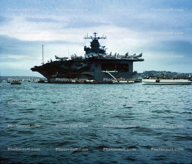 USS Enterprise, CVN-65, 1964, 1960s