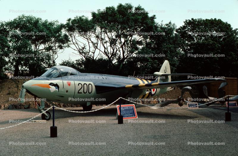 200, Hawker Sea Hawk, British single-seat jet fighter