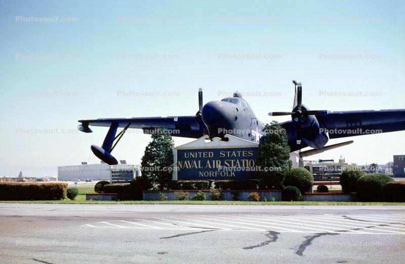 United States Naval Air Station Norfolk, entrance, 1950s