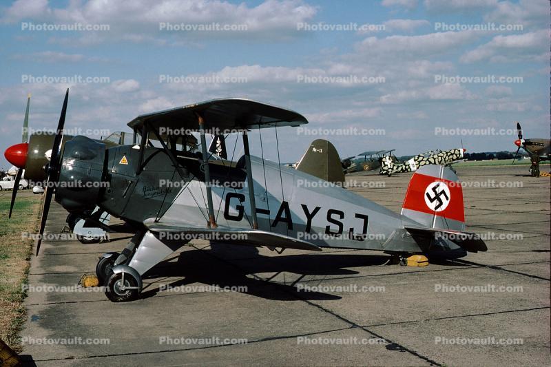 G-AYSJ, 1938 Bucker Bu-133C Jungmeister, Doflug Bu-133