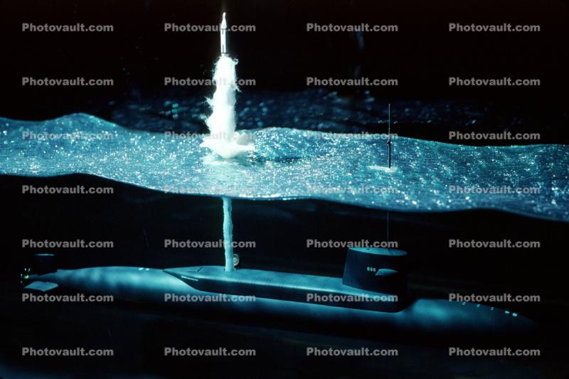 Polaris ICBM Missile Launch, USS George Washington, SSBN-598