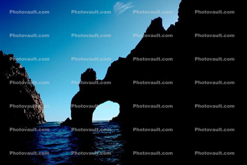 arch, natural arch, Lands End, Rocks, Pacific Ocean, Shore, Shoreline, Seascape