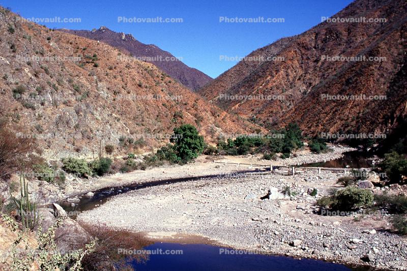 river, beach, canyon, desert, mountains, hills, Batopilas, Chihuahua