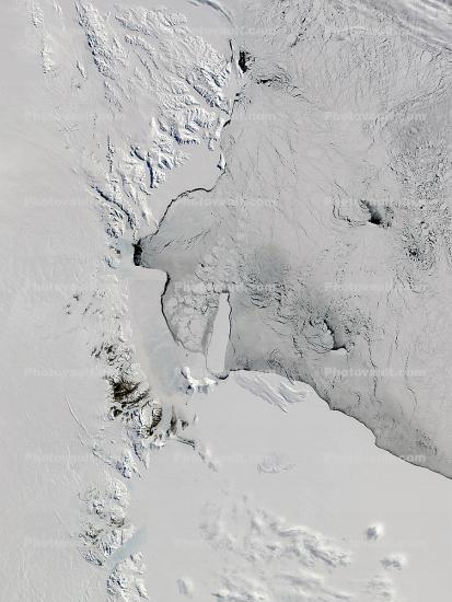 Victoria Land and Ross Ice Shelf, Antarctica