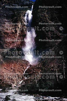 Takakkaw Falls, Yoho National Park, 1950s