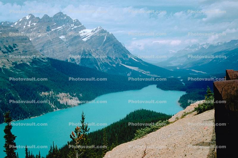 Peyto Lake, glacier-fed lake, Banff National Park, Canadian Rockies, water