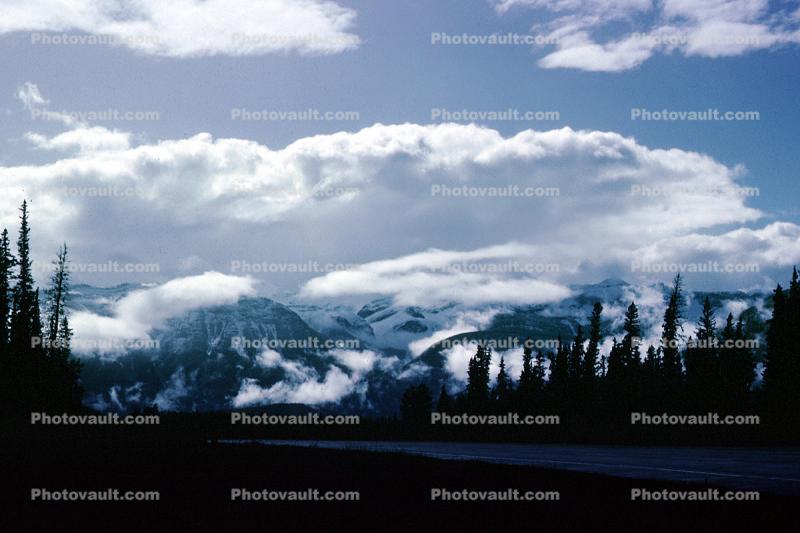 Mountain Range, clouds