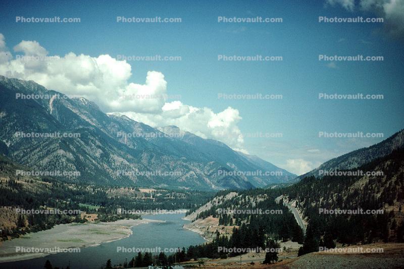 River, valley, mountains