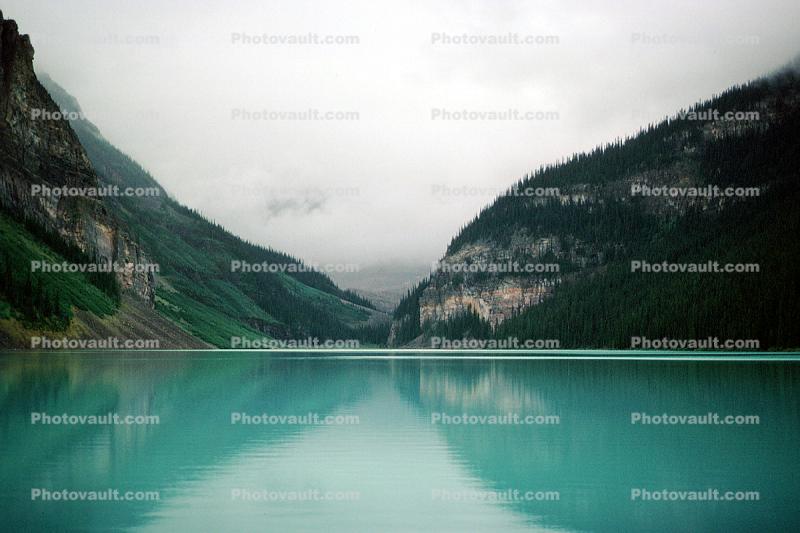 Valley, Lake, reflection, mountain range, water