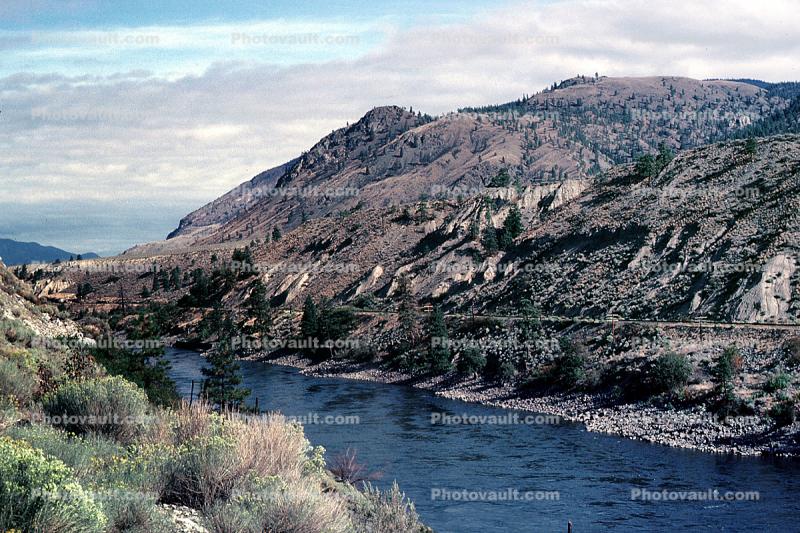 south of Cache Creek, River