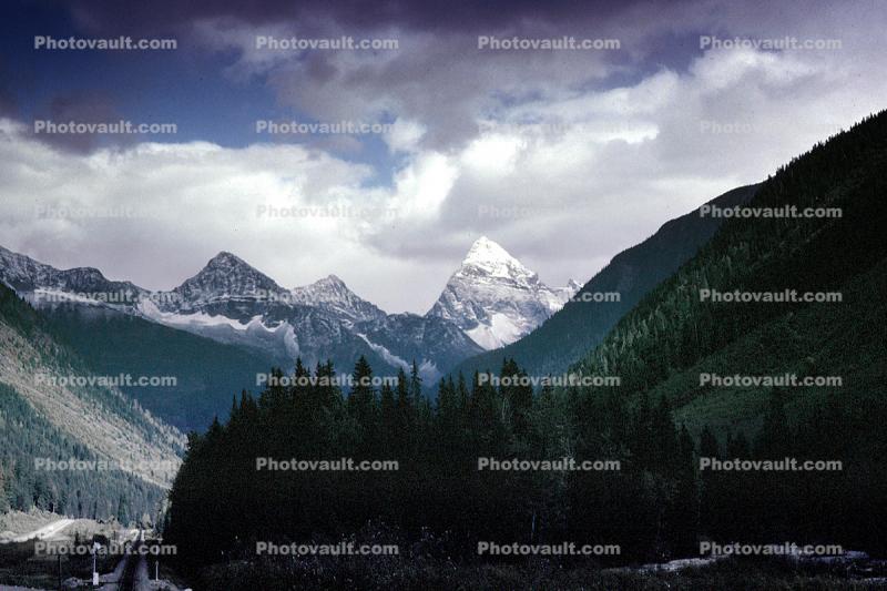 Glacier National Park, British Columbia Canada, mountain peak