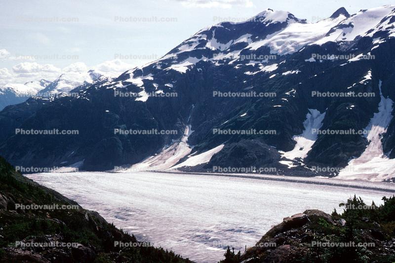 Salmon Glacier, mountains, Ice, snow