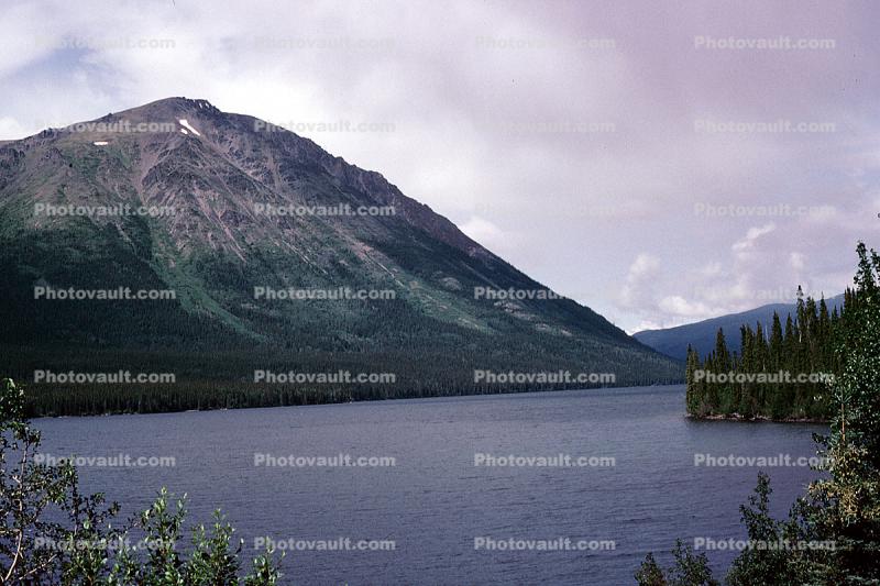 Tatogga Lake, Mountains, water, July 1993