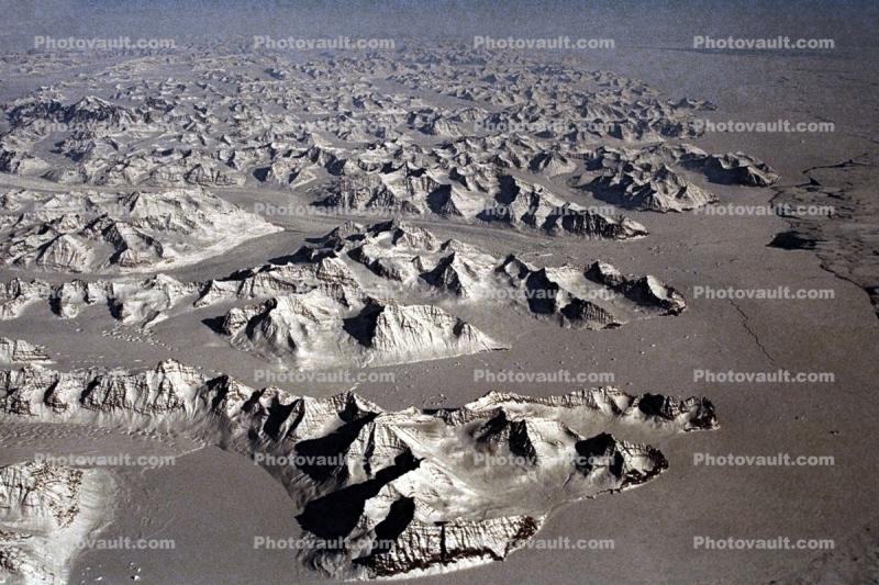 Glaciers, Mountains, Terrain, Ice Cap, Greenland
