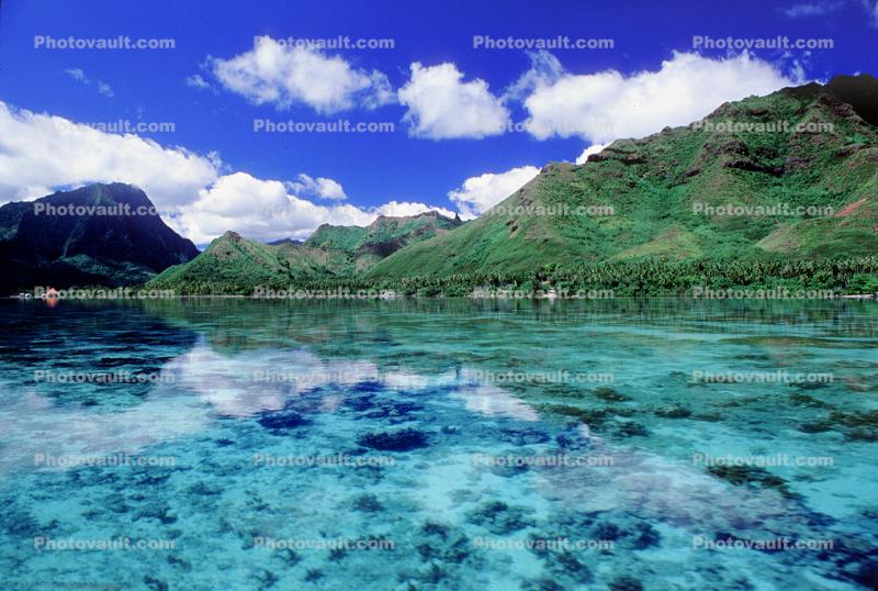 Clouds Reflection on the Water, Island of Moorea
