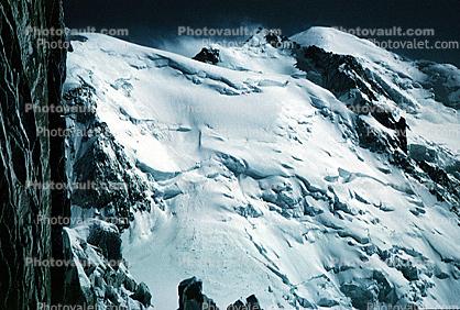 Alps, Mount Blanc, Chamonix, 1950s
