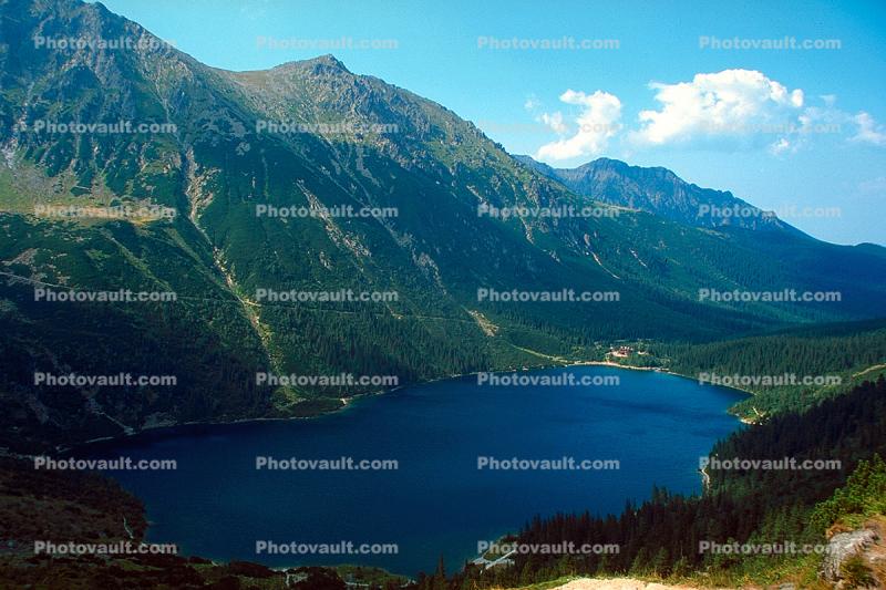 Lake Morskie Oko, Mountains, Peaks, Zakopane, water