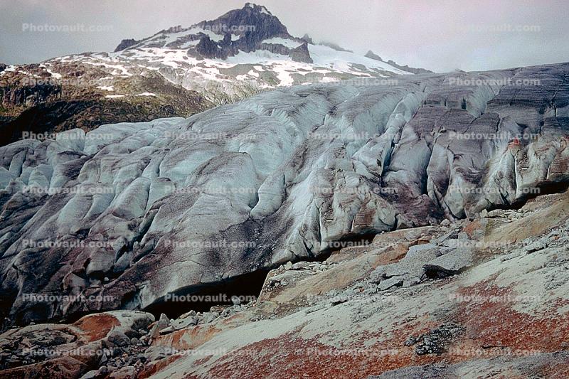 Glacier, Mountain, Snow, Jungfraujoch , Jungfraujoch, 1950s