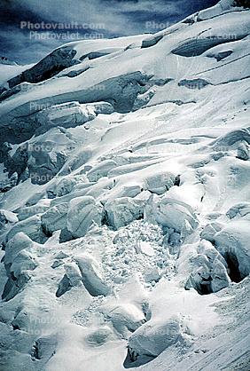 Glacier, Snow, Ice, Jungfraujoch , 1950s