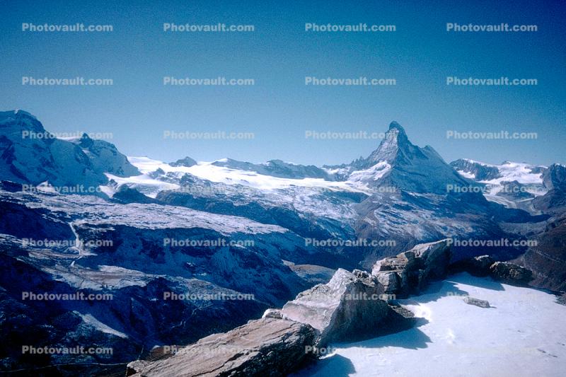 glacier, Zermatt, 1950s