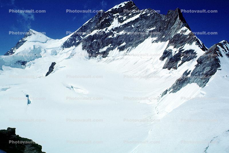 Glacier, Snow, Ice, Mountain Peak