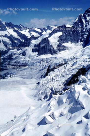 Glacier, Mountains, Snow, Jungfraujoch 