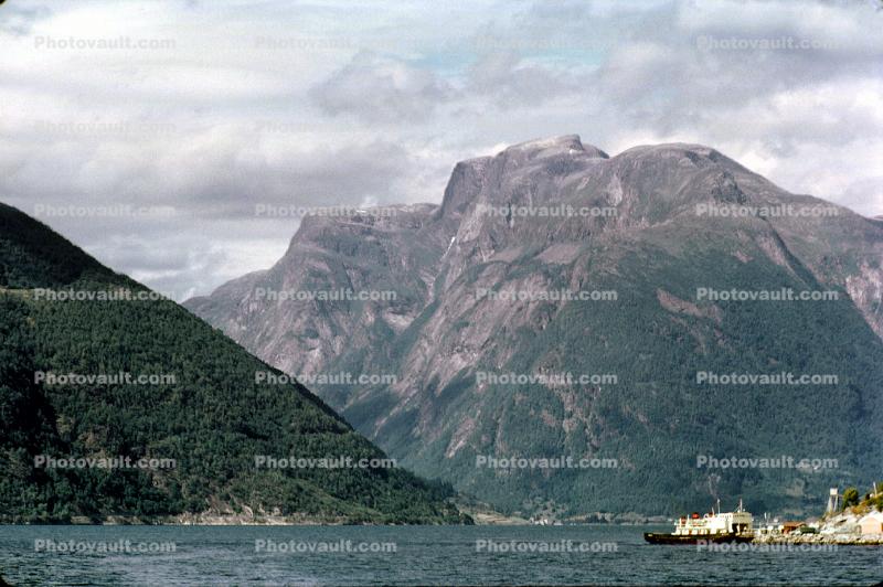 Mountains, Forests, Ocean, Fjord