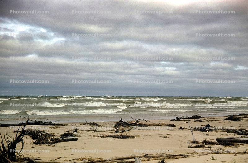 Sand, Beach, Windy, Waves, Great Lakes, water