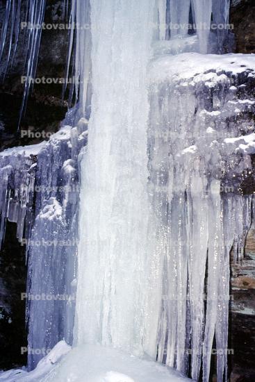 Frozen Waterfall, Ice Texture, Ice Form, Shape
