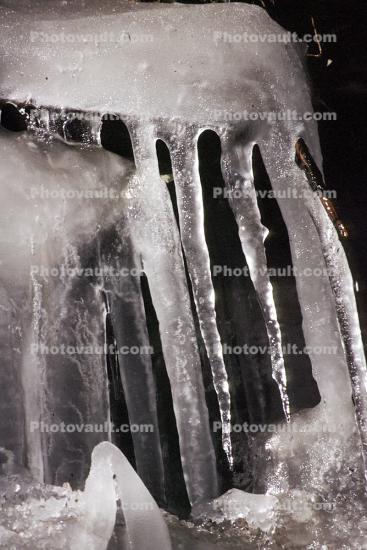 Frozen Waterfall, Ice Texture, Ice Form, Shape