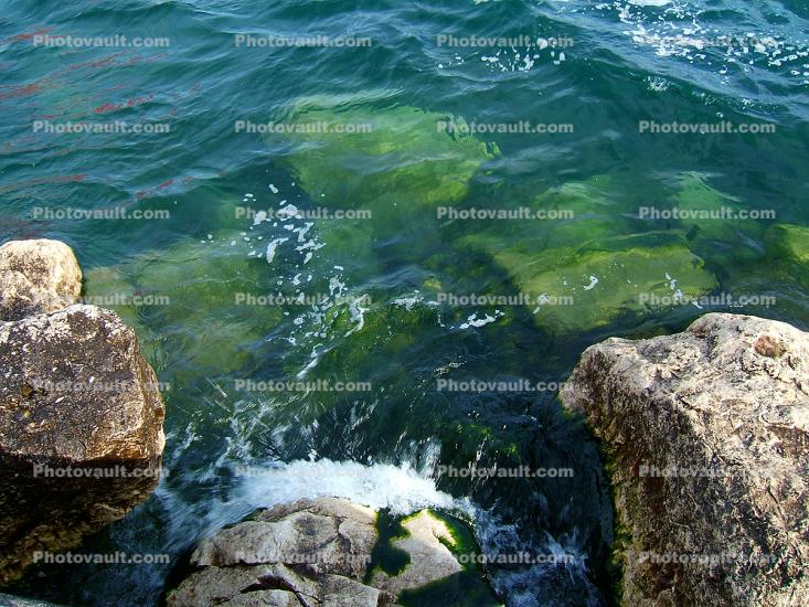 Lake Michigan, Water, Rocks, Peninsula State Park, Green Bay, Wisconsin