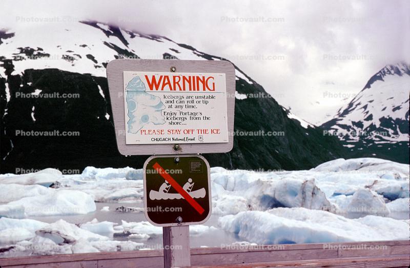 Warning, Please Stay off the Ice