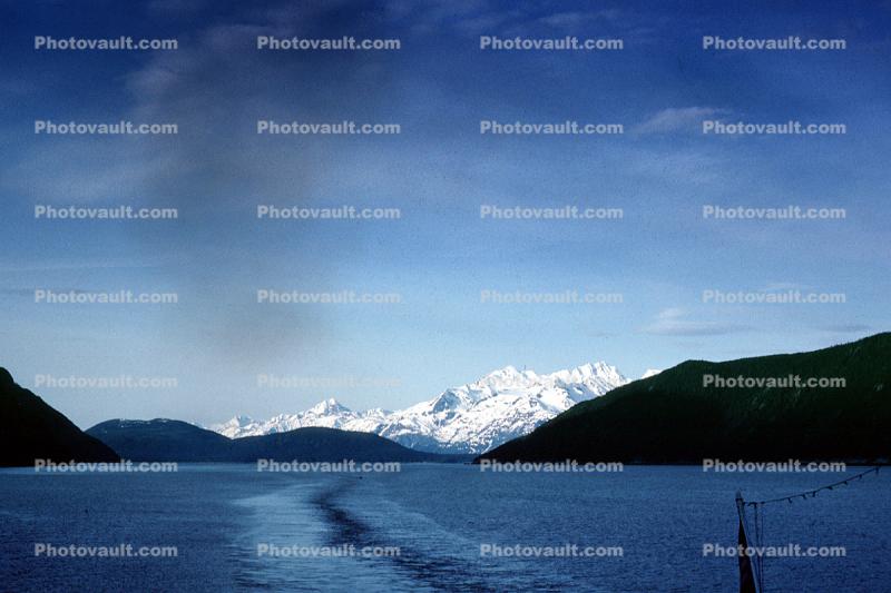 Chinook Inlet, Mountains, water, coast