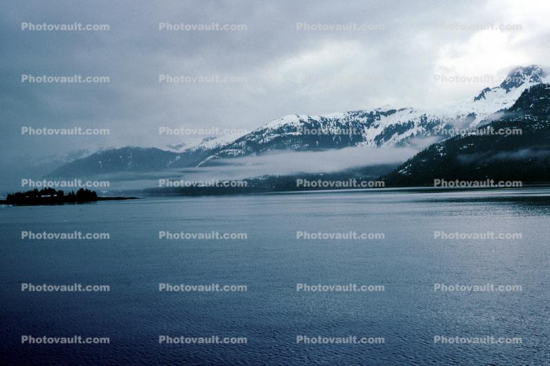near Columbia Glacier, Mountains, Coast, Coastline
