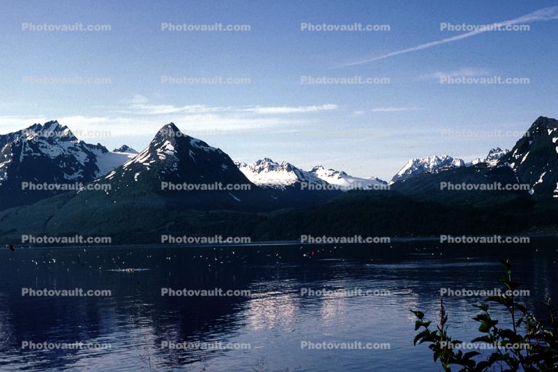 Mountains, Coast, Coastline, Valdez