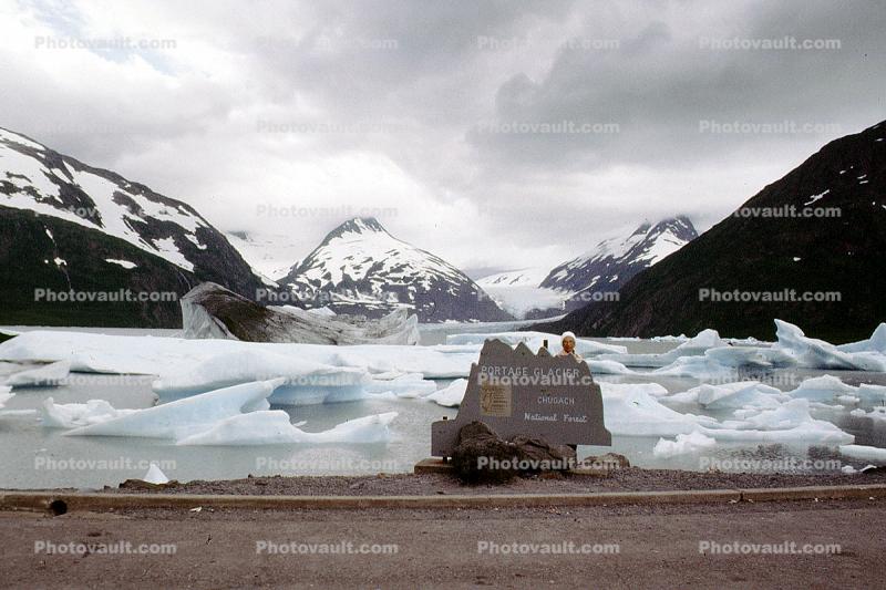 Portage Glacier, lake, water