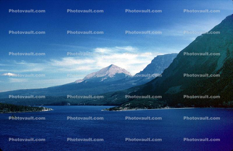Glacier National Park, Saint Mary Lake, Mountains, water