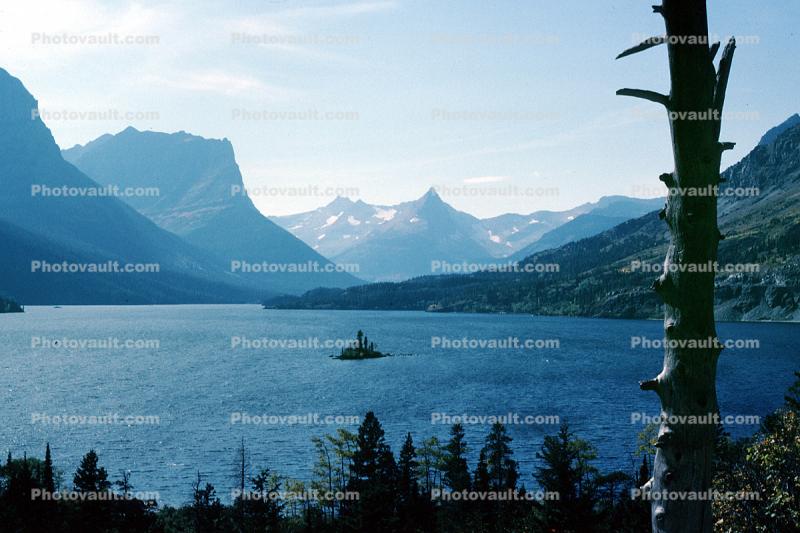 Saint Mary Lake, Mountains, Glacier National Park, water