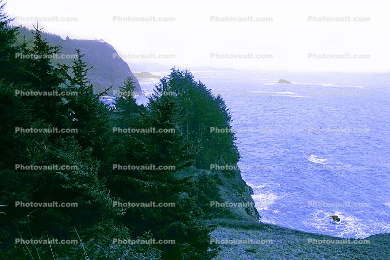 Coast, Pacific Ocean, Cliffs