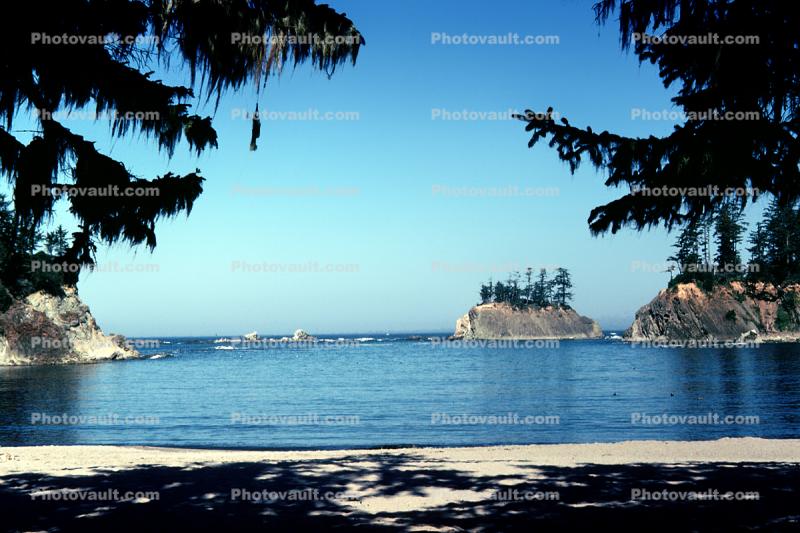 Sunset Bay, Beach, Cove, Shoreline, Seashore, Rocks, Pacific Ocean, Shore
