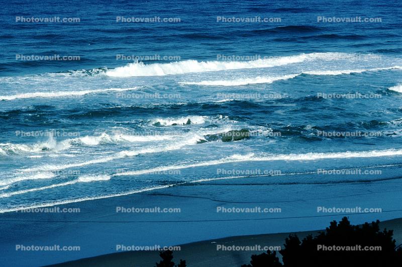 Beach, Shoreline, Seashore, Waves, Pacific Ocean, Lincoln City
