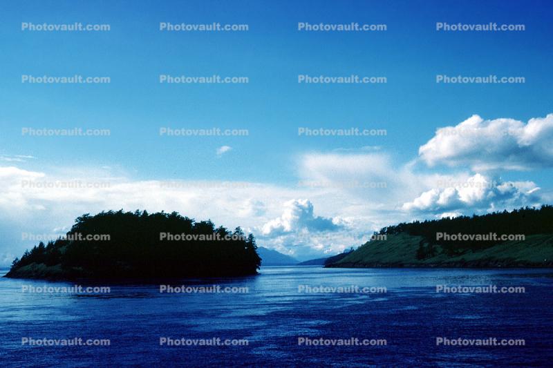 Cumulus Clouds, Puget Sound, San Juan Islands